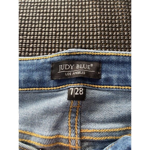 Judy Blue High Waist Slim Fit Medium Wash Jeans JB82176MD Size 7/28 Spandex - Picture 3 of 11